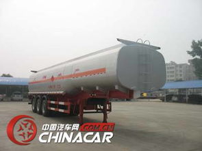 駿強(qiáng) 11.5米 33噸 3軸 腐蝕性物品罐式運(yùn)輸半掛車 jq9400gfw